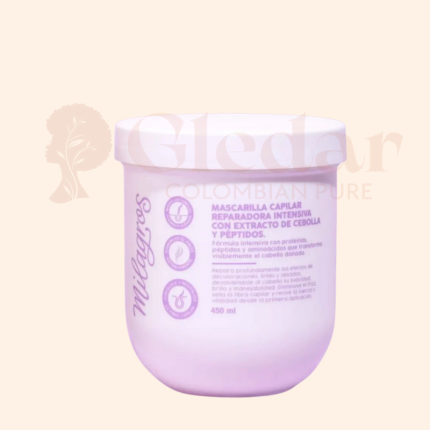 Mascarilla cebolla y péptidos